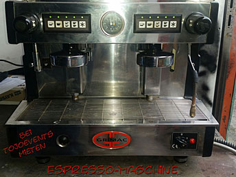 Kaffemaschine für Messe Stuttgart und Messe München mieten