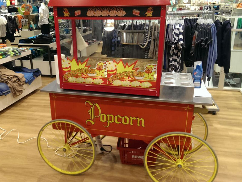 Popcornmaschine für Messe München mieten